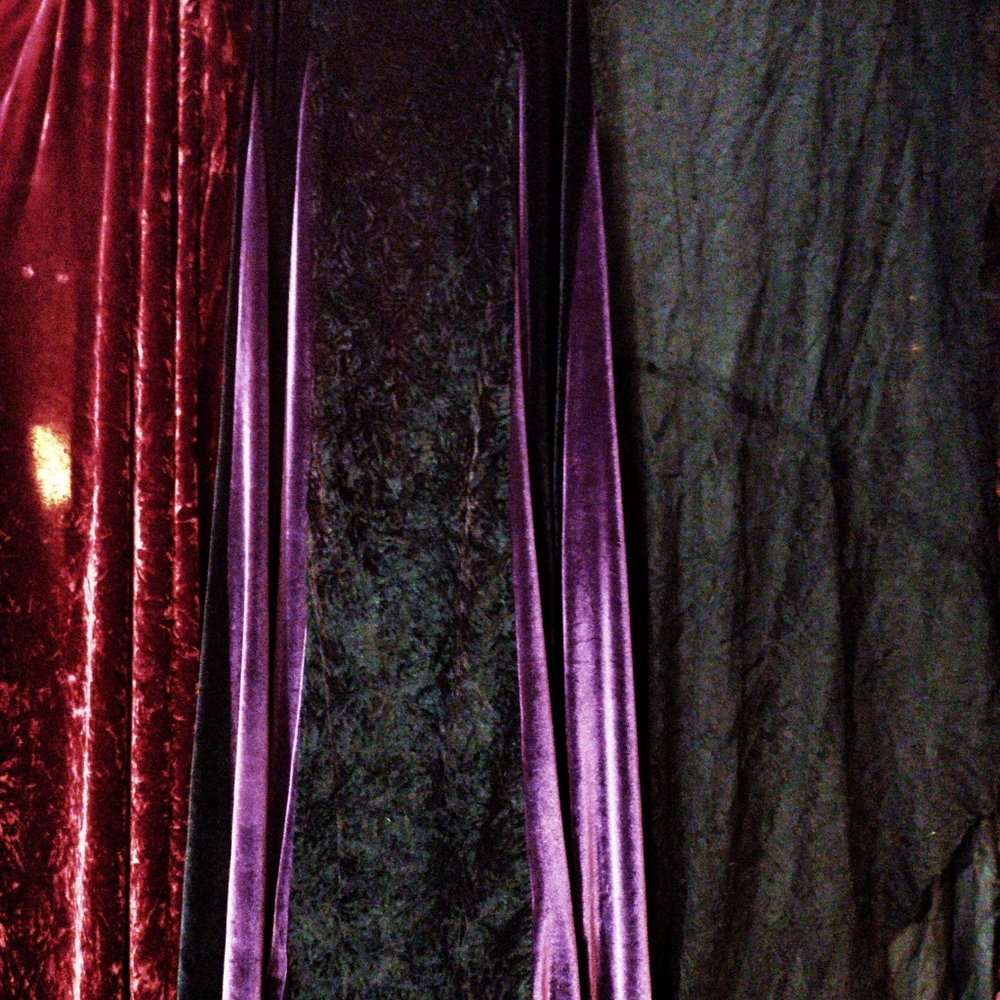 Vintage Cyxtees Long Goth//Vamp Maxi Skirt